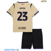 Camisa de time de futebol Barcelona Jules Kounde #23 Replicas 2º Equipamento Infantil 2025-26 Manga Curta (+ Calças curtas)